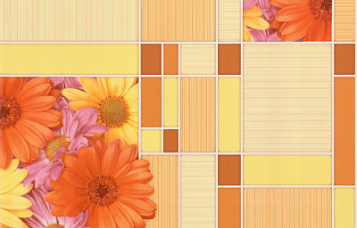 Брянские Обои Герберы мойка 7 С1БР-ГП